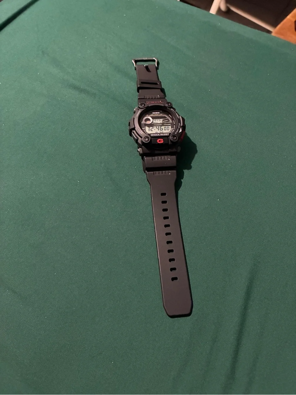 Casio G-Shock Digital Watch in Black with Red Accent